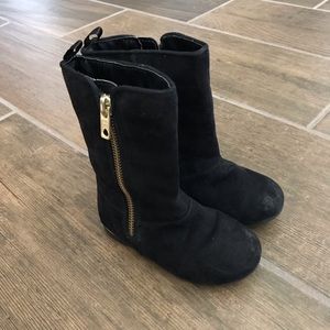 Old Navy Black Suede Boots